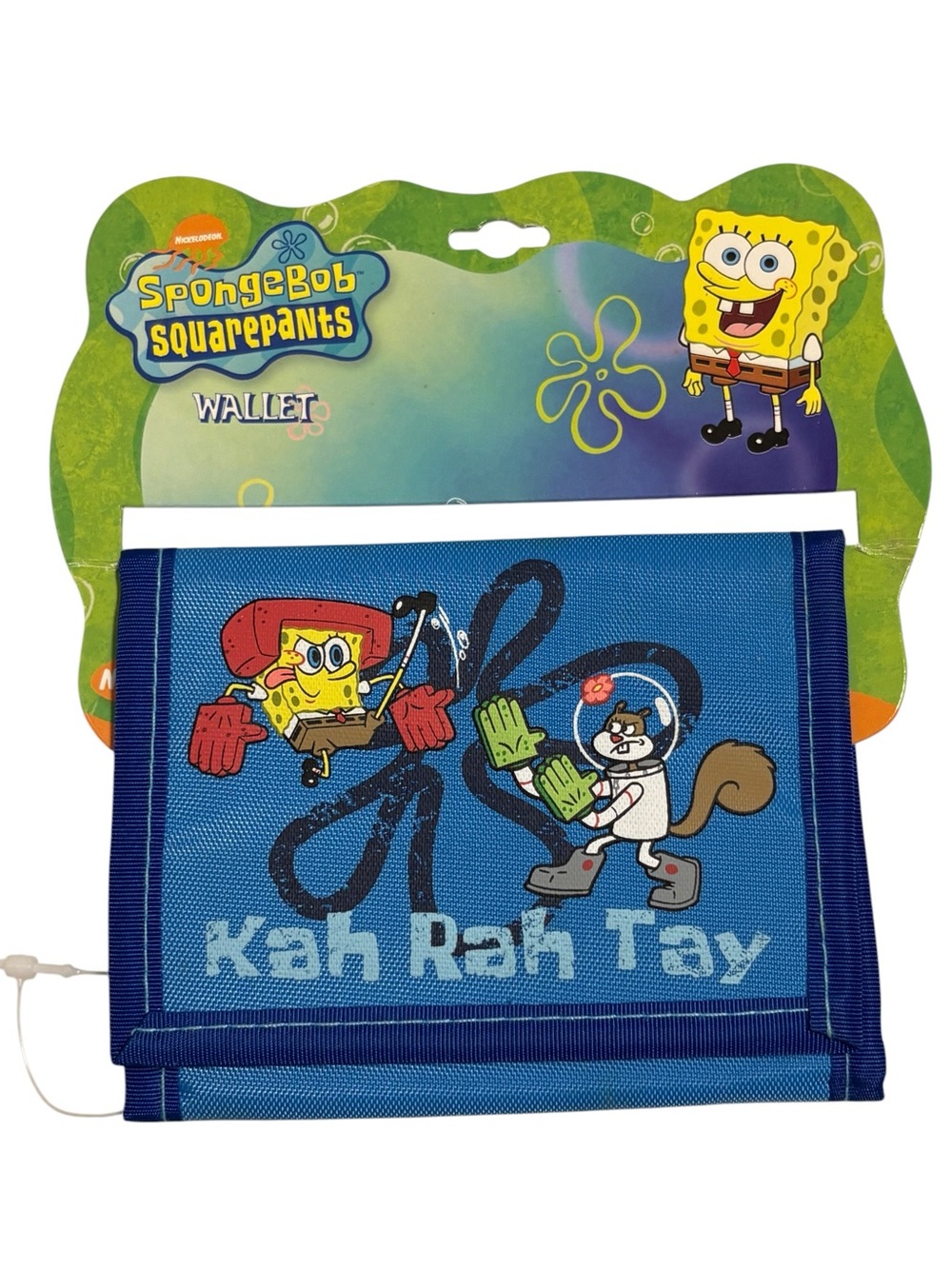 Vintage 2002 SpongeBob Squarepants Kah Rah Tay Wallet NEW
